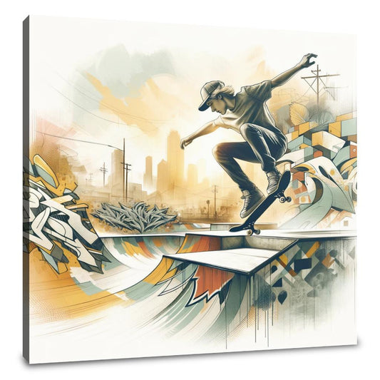 Skate and Spray Canvas