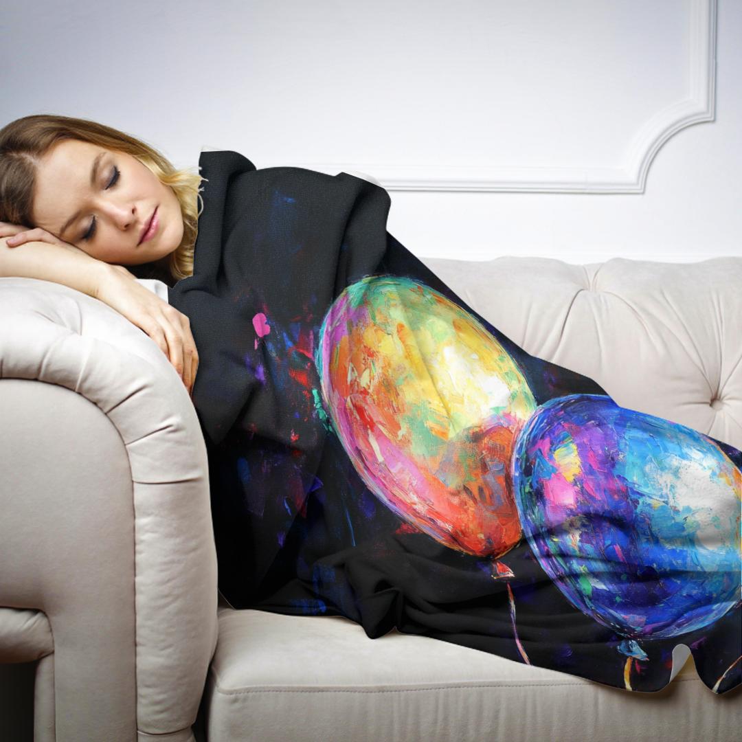 Joyful Balloons Blanket