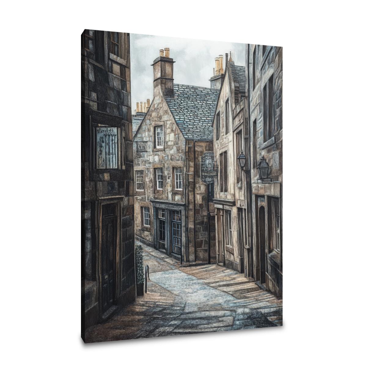 Royal Mile Impressionist Canvas