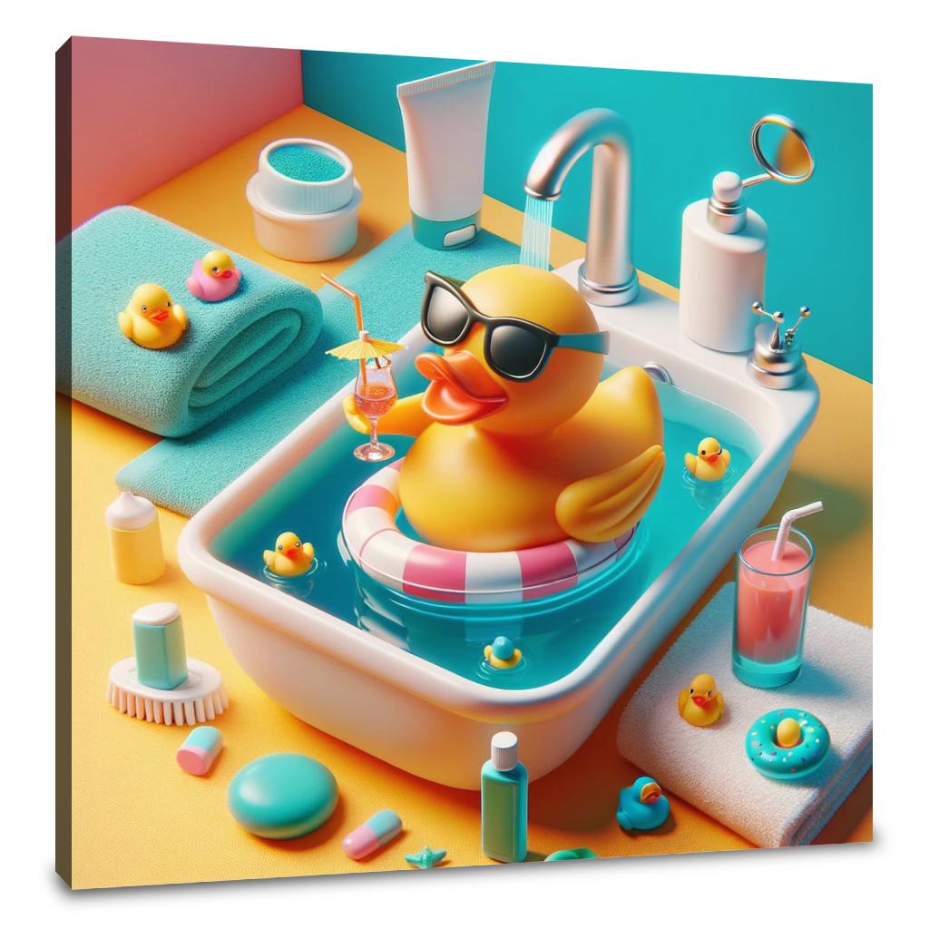 Duck's Day Off Canvas