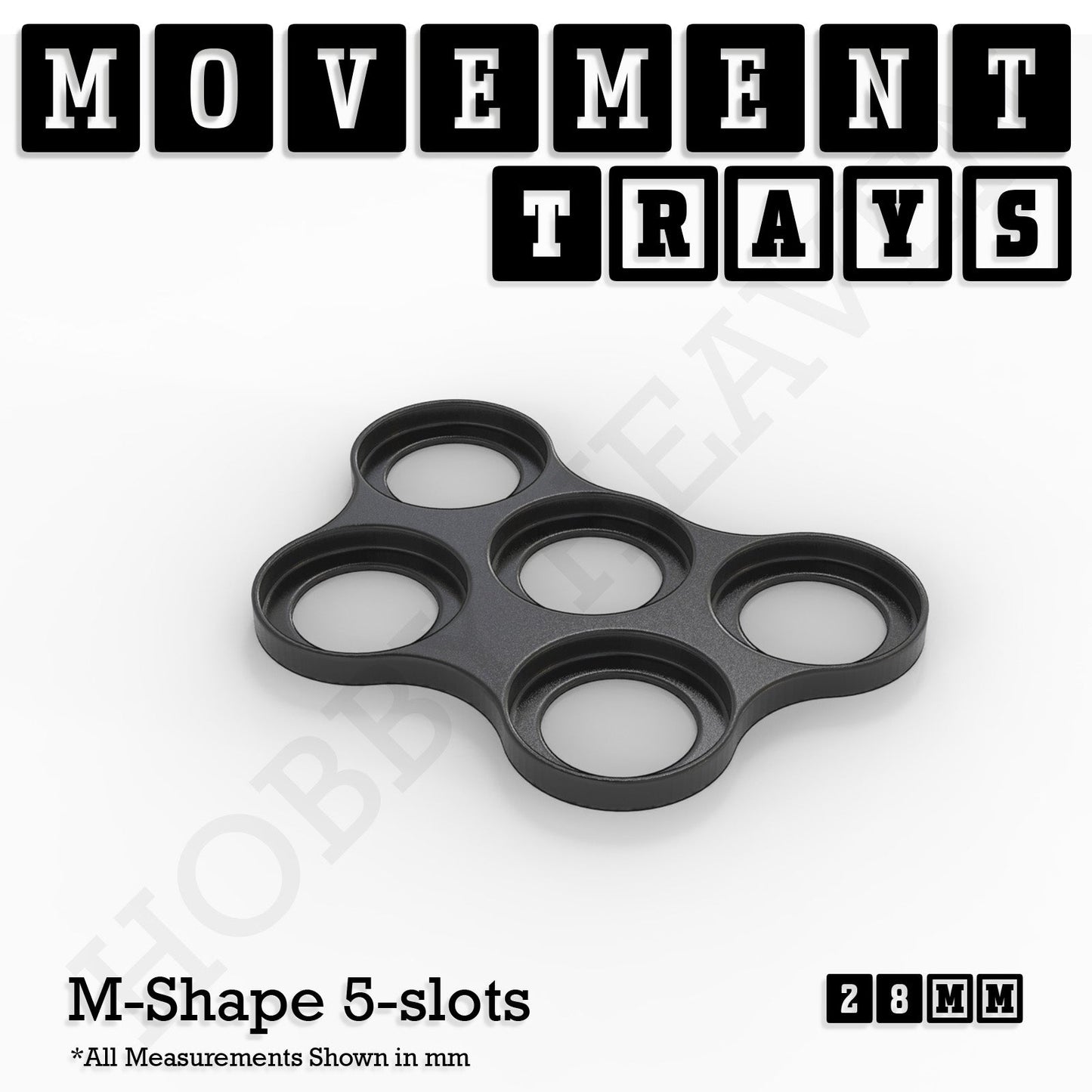 28mm Movement Trays for Tabletop Games | Wargaming | Full Range