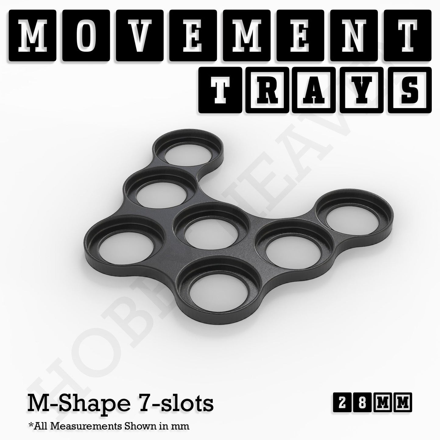 28mm Movement Trays for Tabletop Games | Wargaming | Full Range