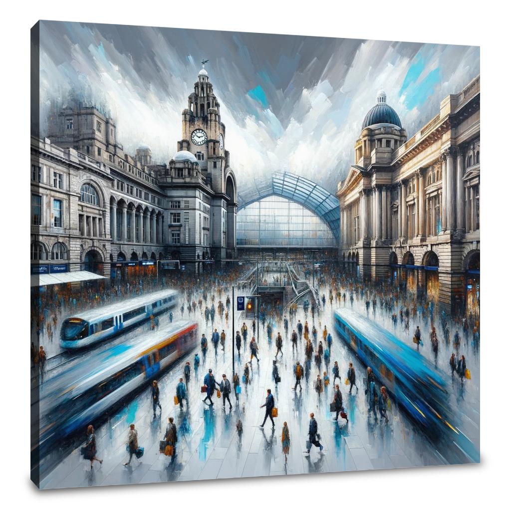 Liverpool Lime Street Passage Canvas