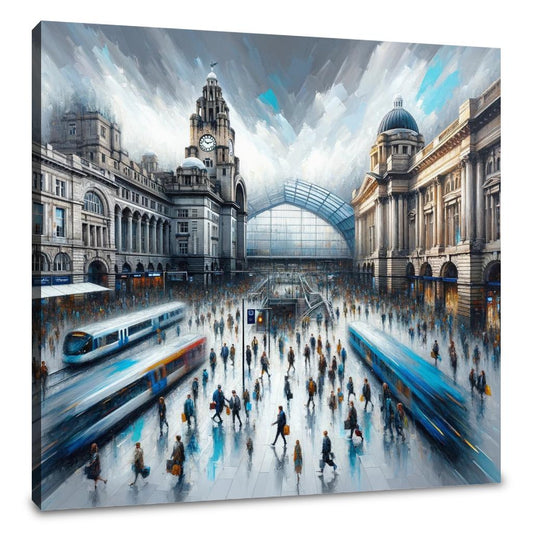 Liverpool Lime Street Passage Canvas