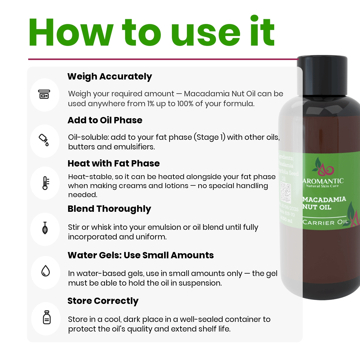 Macadamia Nut Oil