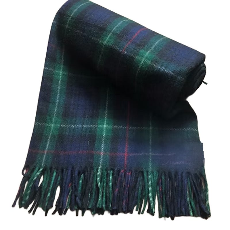 Mackenzie Recycled Wool Blanket in Classic Tartan Check