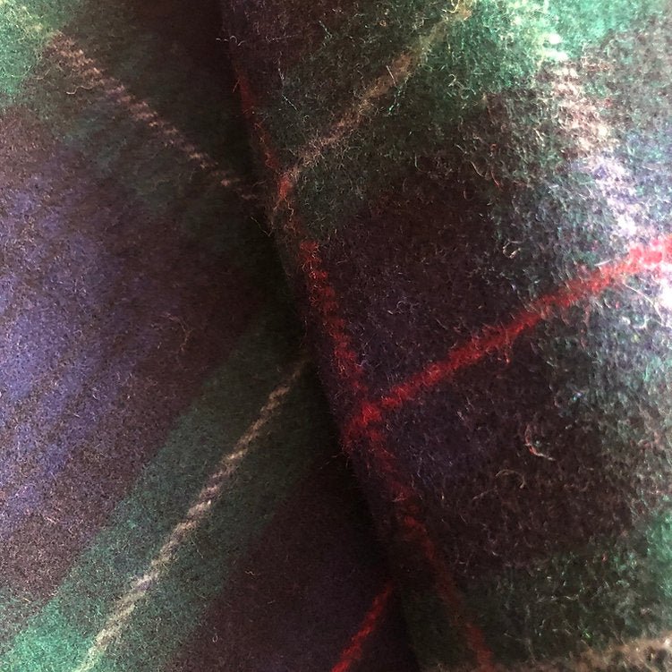 Mackenzie Recycled Wool Blanket in Classic Tartan Check