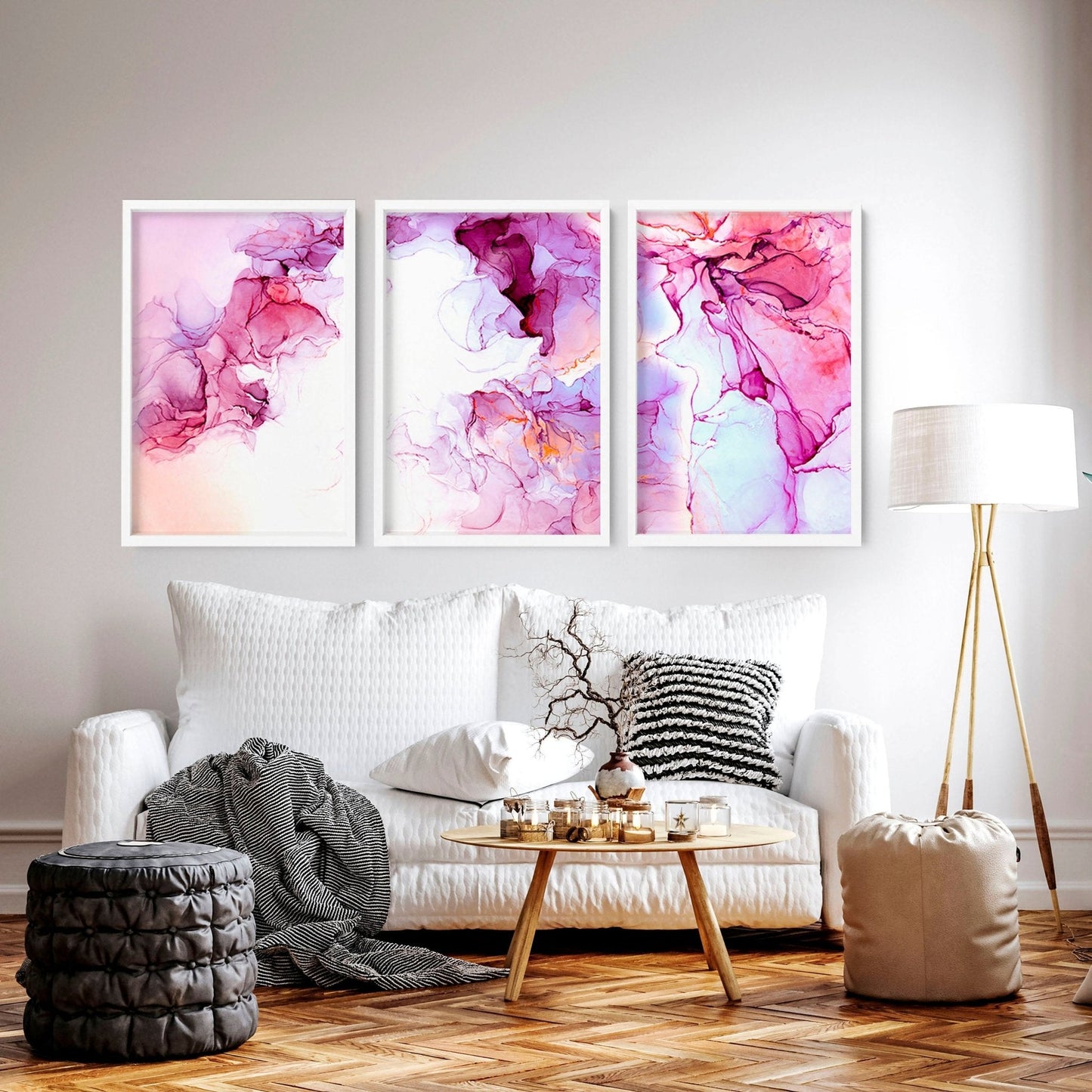 Contemporary art wall | set of 3 wall art prints