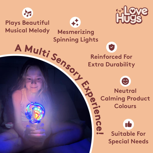 Musical Sensory Light Up Wand - Sensory Lights For Special Needs