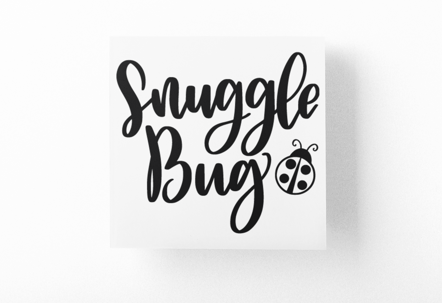 Snuggle Bug Baby Sticker