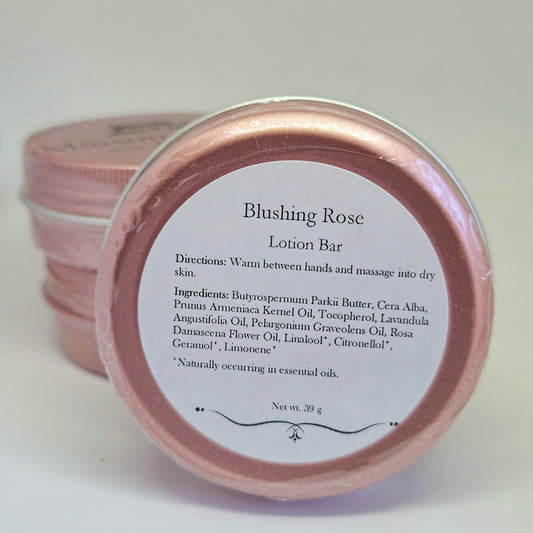 Blushing Rose Lotion Bar | Natural Solid Moisturiser | Maison Andeve