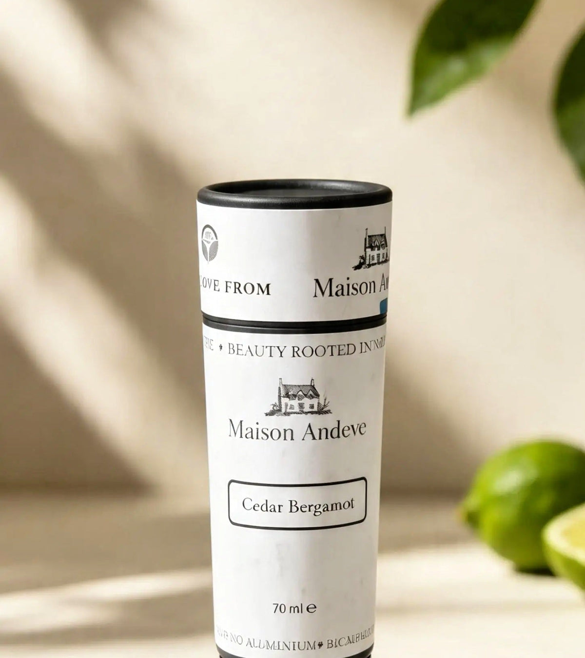 Natural Deodorant – Cedar & Bergamot | Aluminium, Bicarbonate & Alcohol Free | 70g