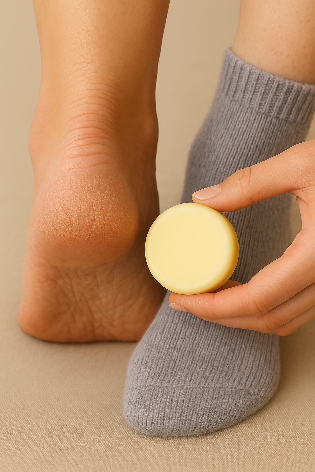 Deep Moisturizing Lotion Bar for Cracked Heels – Lavender & Peppermint | Maison Andeve