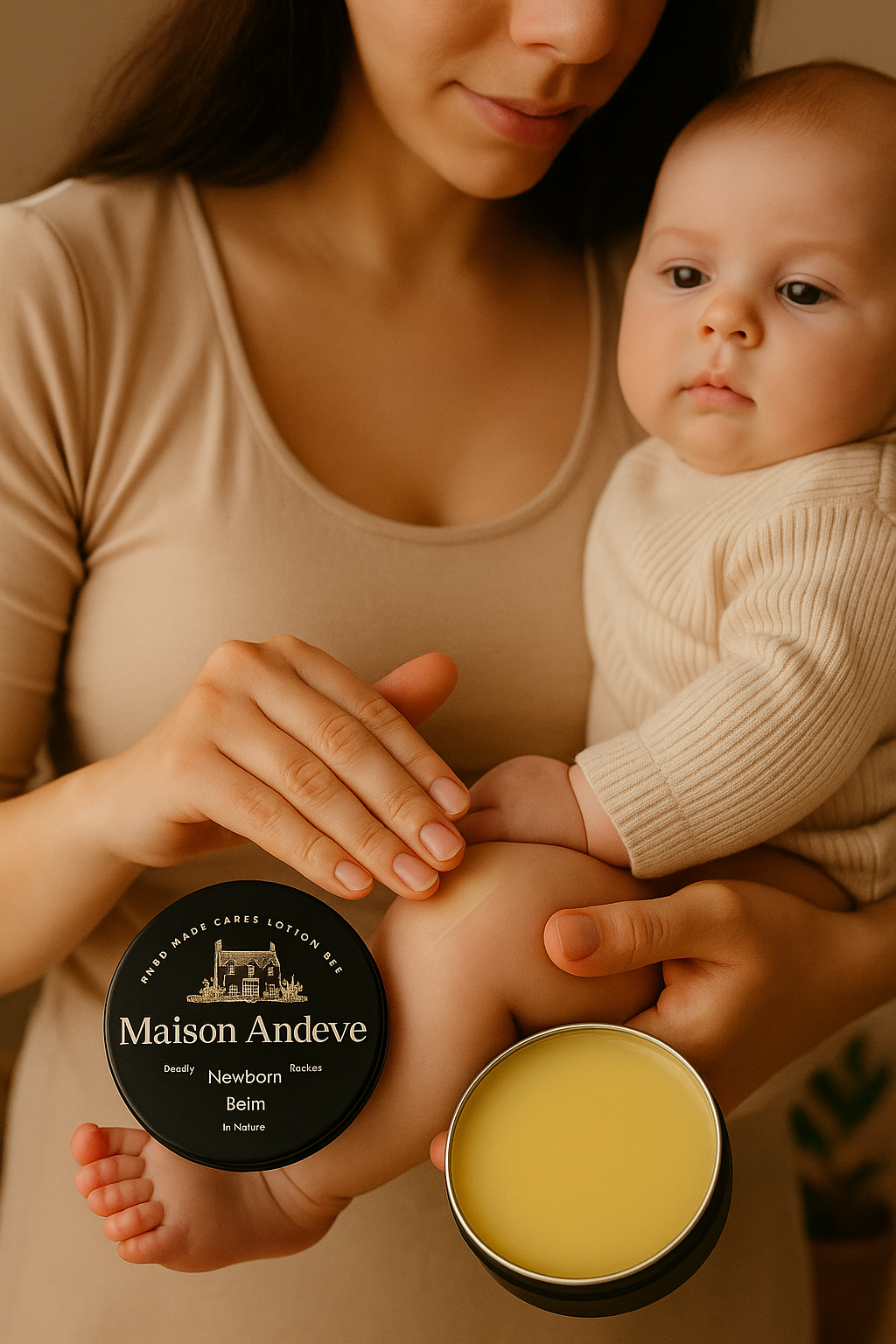 Newborn Balm 100ml – Scent-Free Natural Baby Skin Care | Maison Andeve