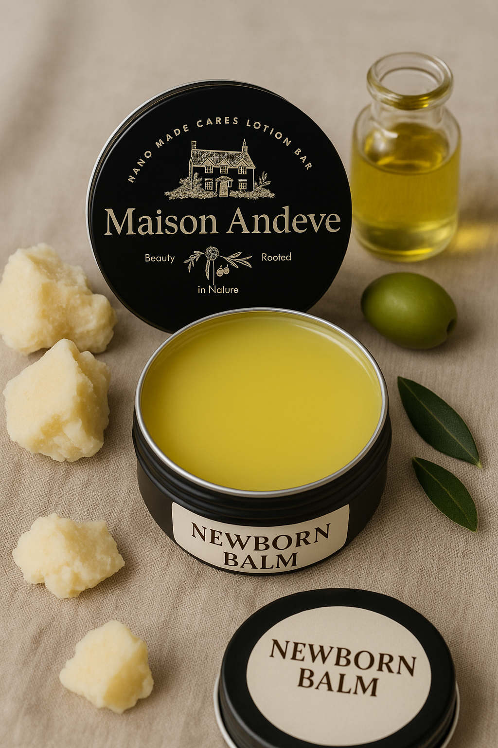 Newborn Balm 100ml – Scent-Free Natural Baby Skin Care | Maison Andeve