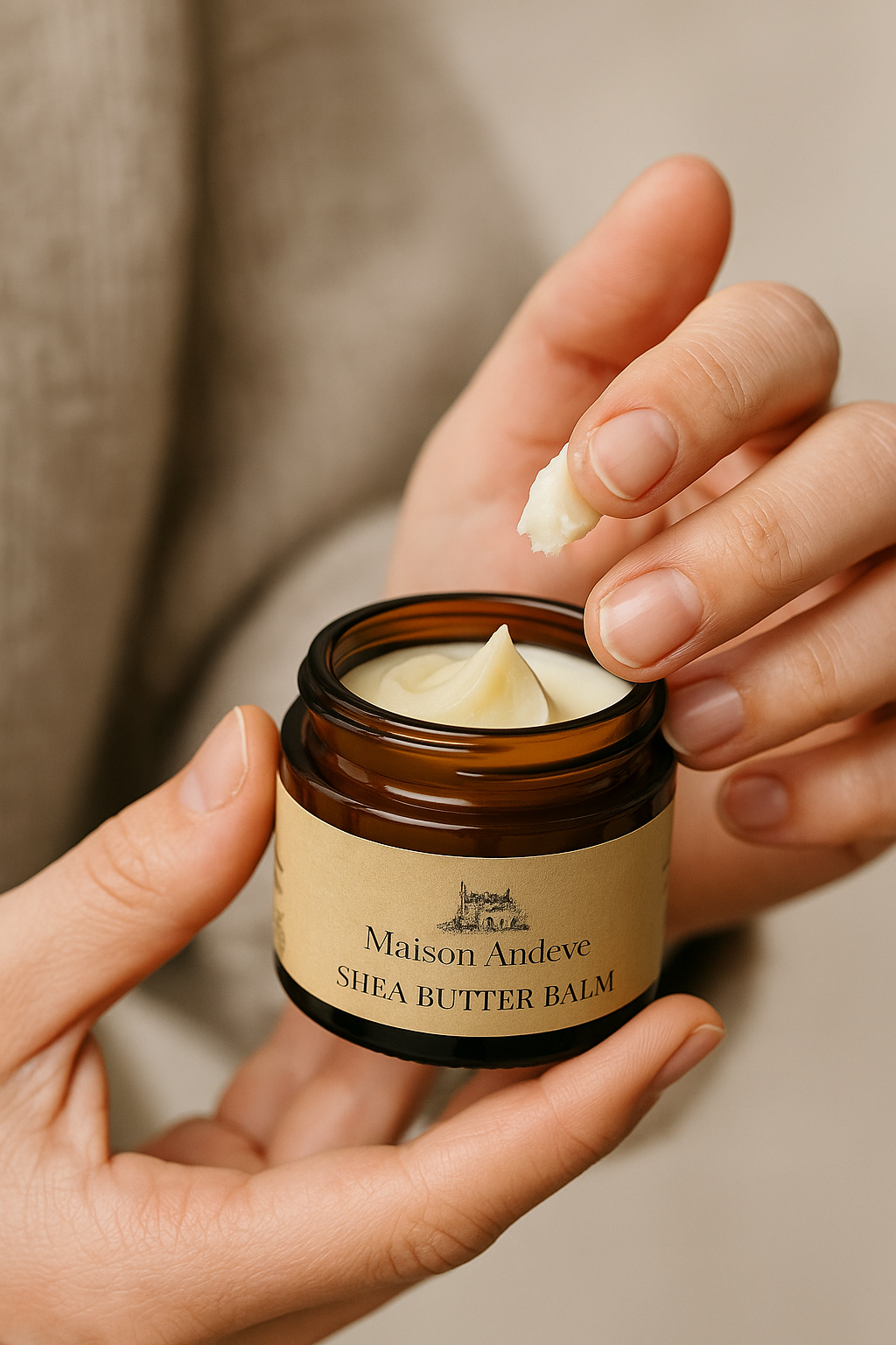 Shea Butter & Argan Oil Balm – Natural Moisturizer | Maison Andeve