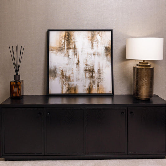 Mila Square Framed Printed Canvas