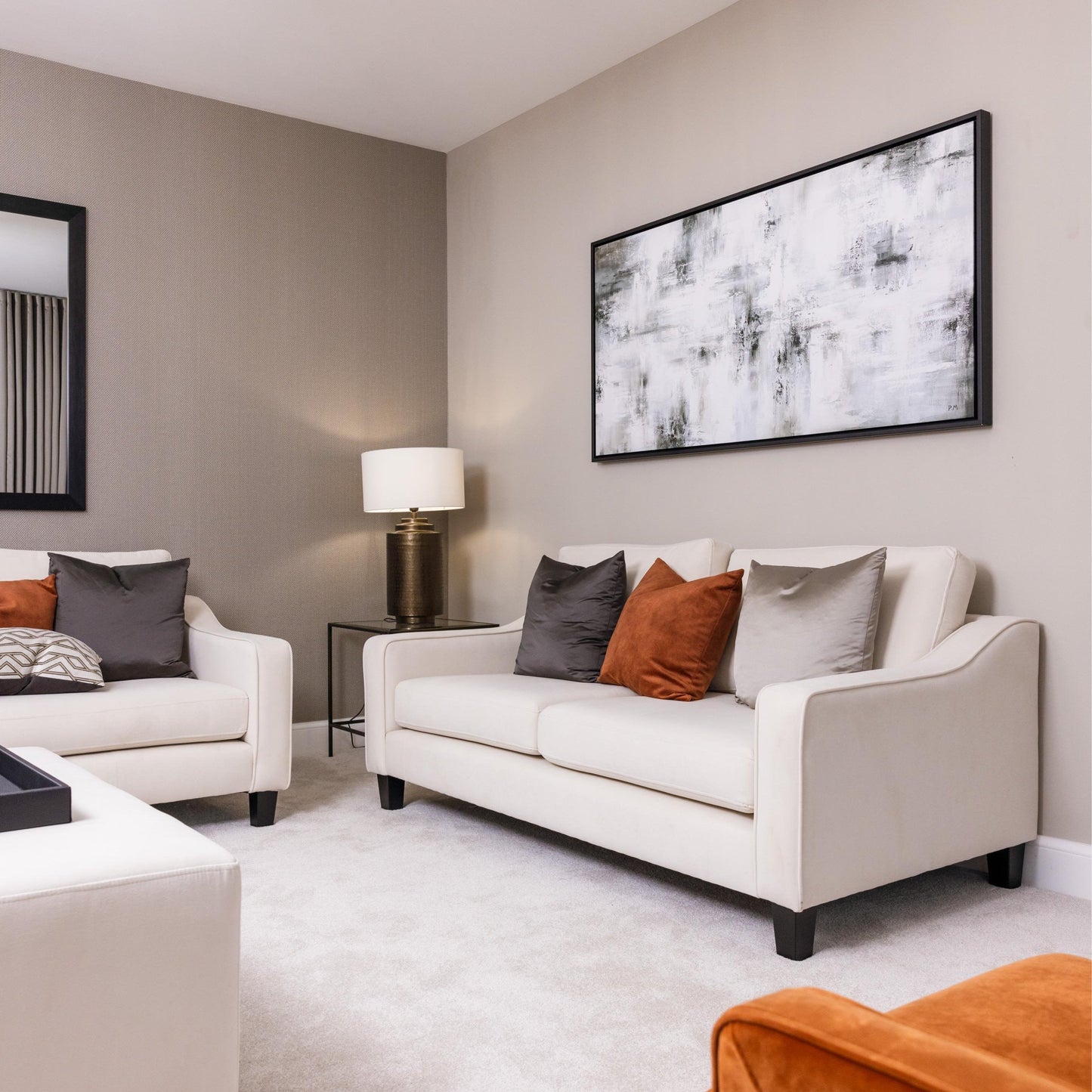 Allure Panoramic Framed Printed Canvas