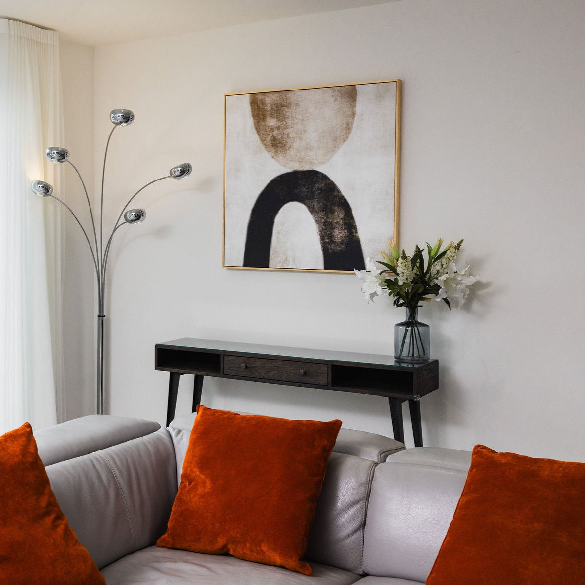 Julo Square Framed Printed Canvas