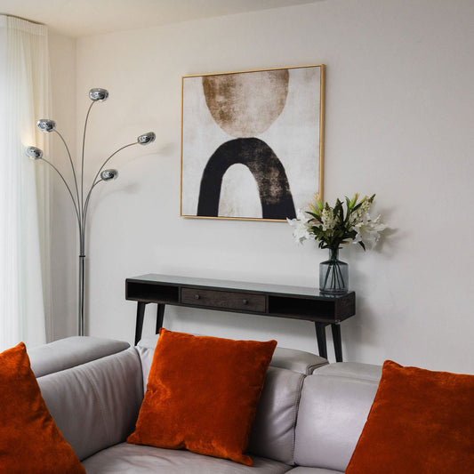 Julo Square Framed Printed Canvas