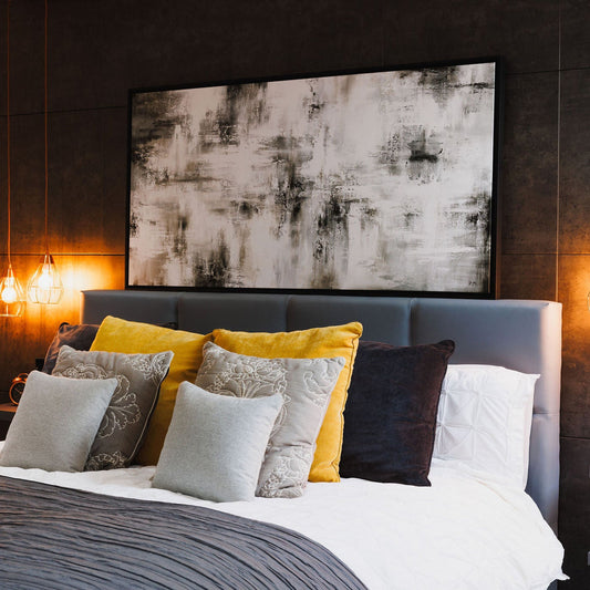 Allure Panoramic Framed Printed Canvas