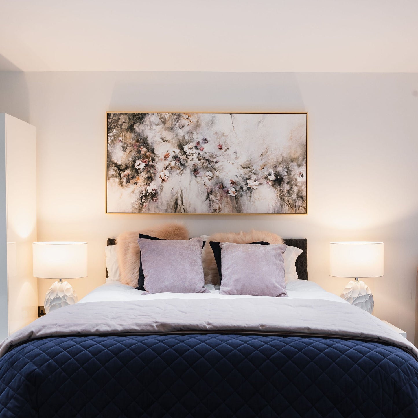 Promises Panoramic Framed Printed Canvas