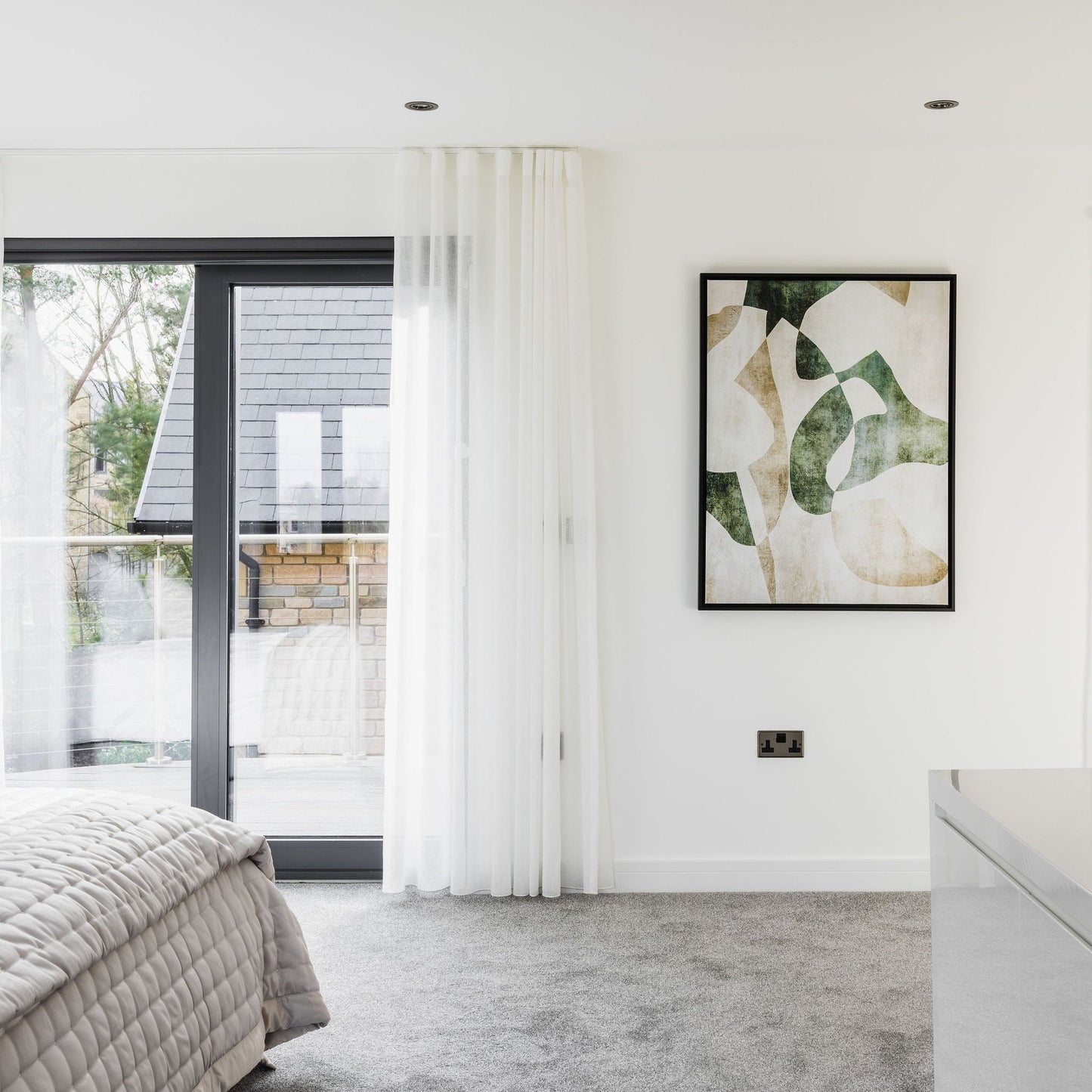 Soraya Portrait Framed Printed Canvas