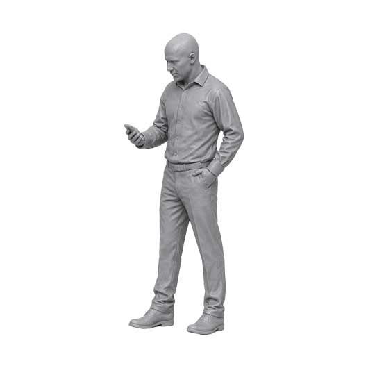 OO Scale Ready to Paint Men - Pack 1 (4 pack)