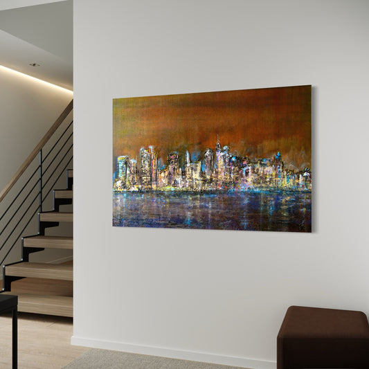 Manhattan Nights | Statement Interior Wall Art from Scotland