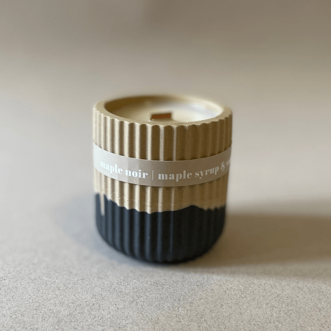 Maple Syrup Stoneware Soy Candle – Warm Scandi-Inspired Scent