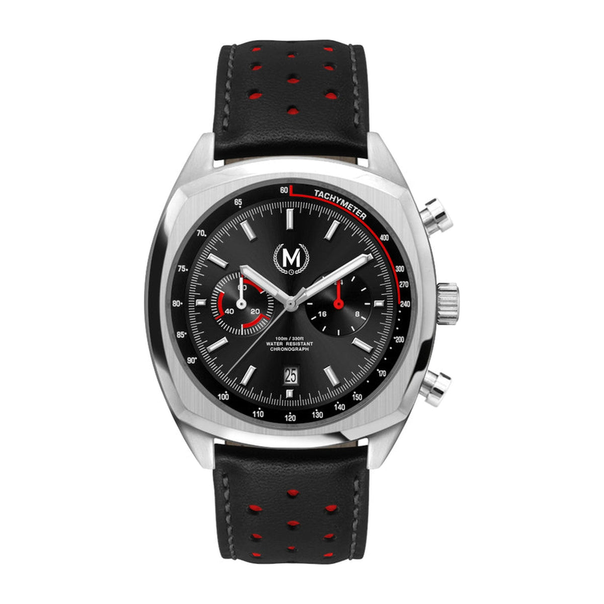 Classic Driver Chronograph, Black And Red Strap (PRE-ORDER NOW)