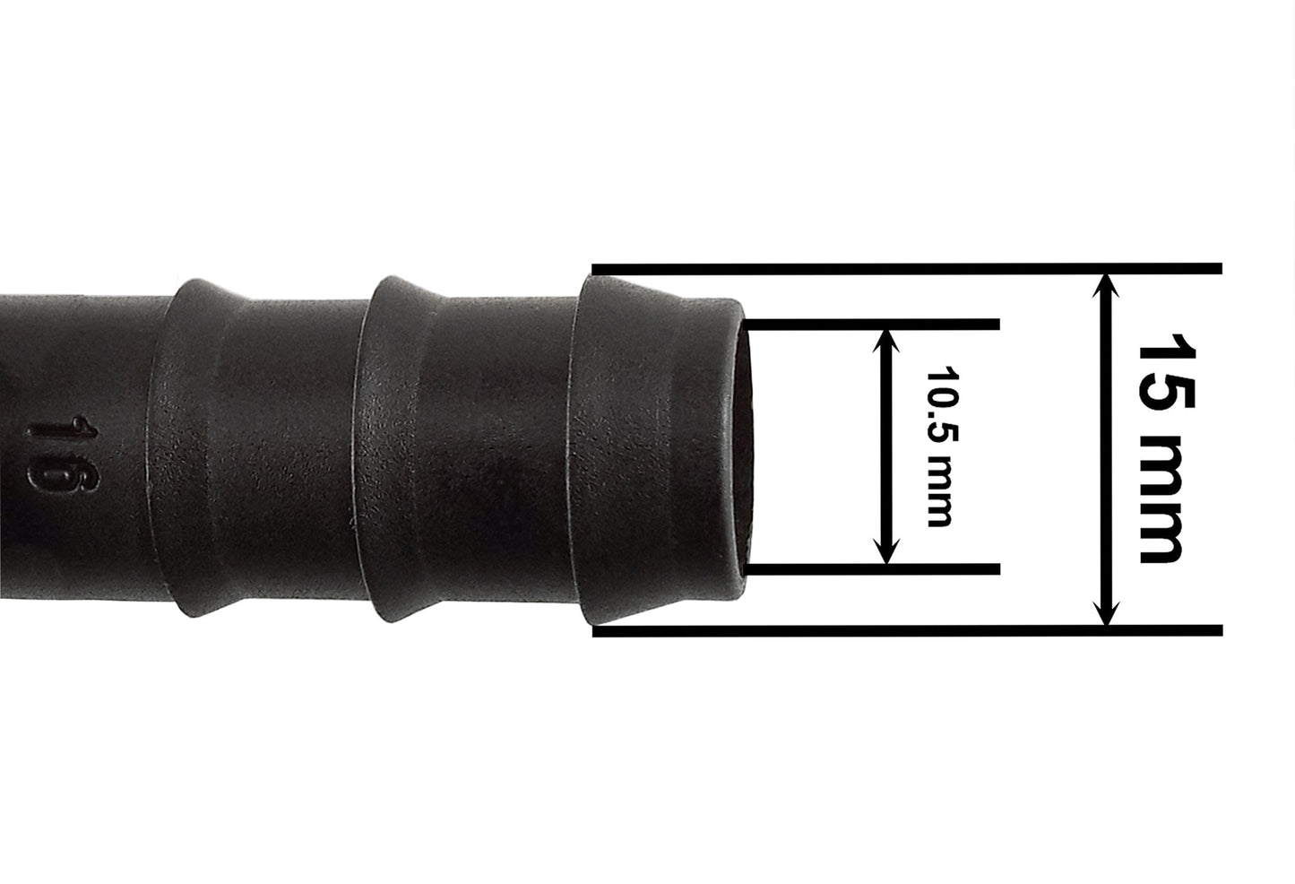 Tee for 1/2" Irrigation Pipe