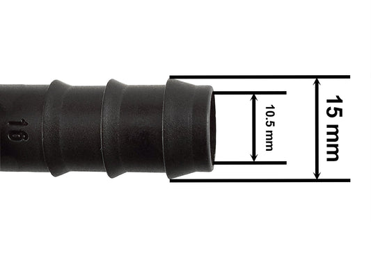 Tee for 1/2" Irrigation Pipe