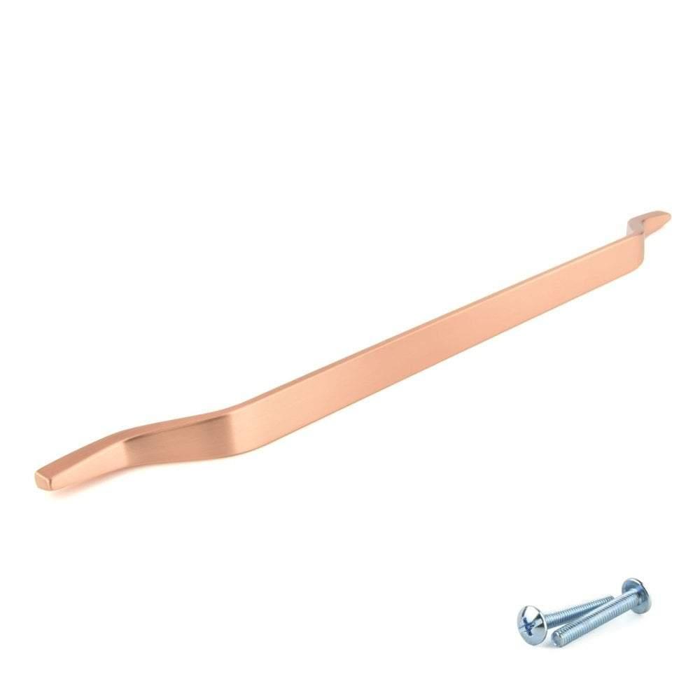 M4TEC Mossdale Z8 Matt Copper Cupboard Door Handle – 320mm Hole Centres