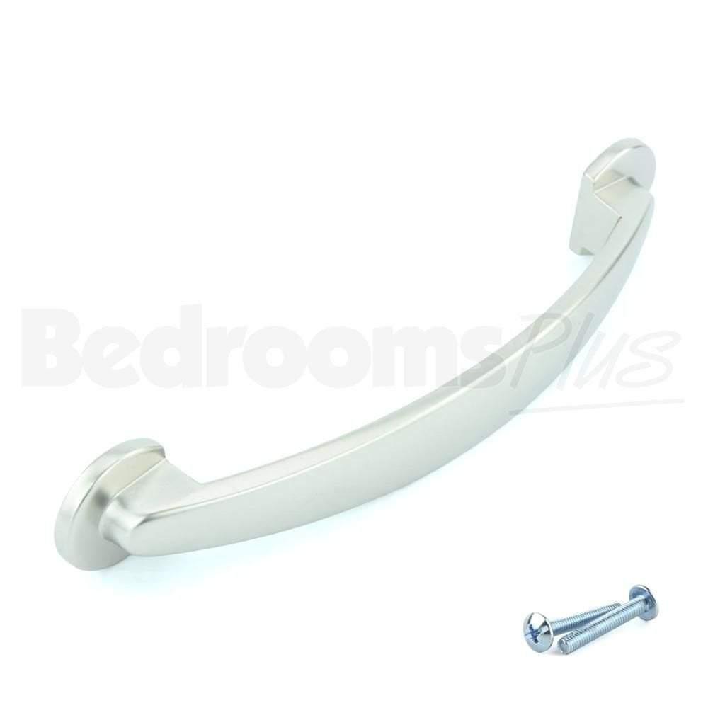 Matt Nickel Cabinet & Cupboard Pull Handle – M4TEC Cairn L6