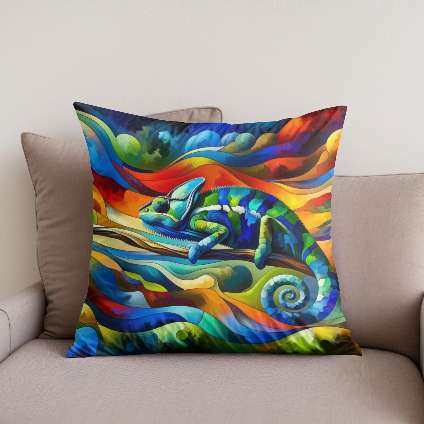 Chameleon Fusion Cotton Cushion