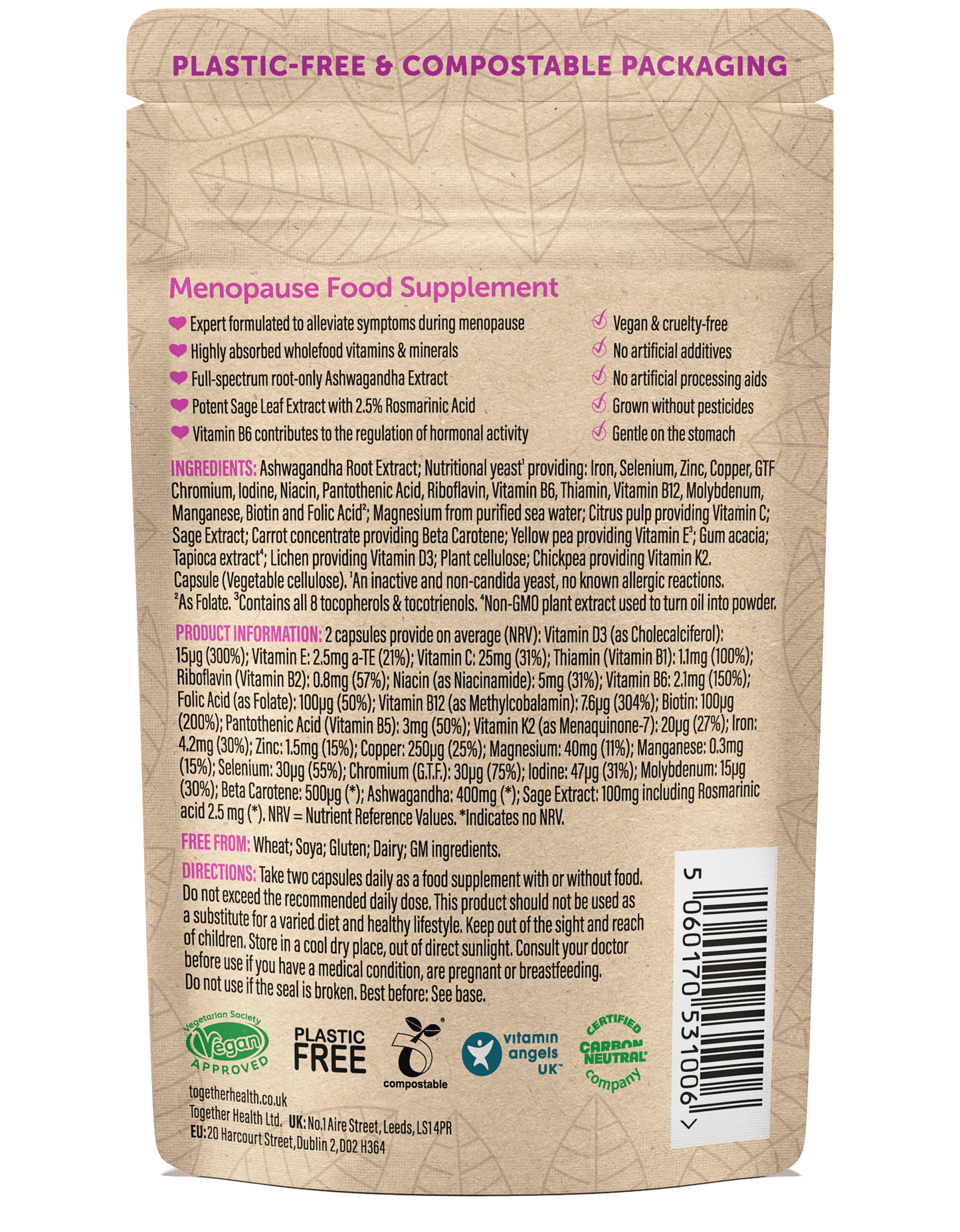 Menopause Supplement – Vitamins and Herbals