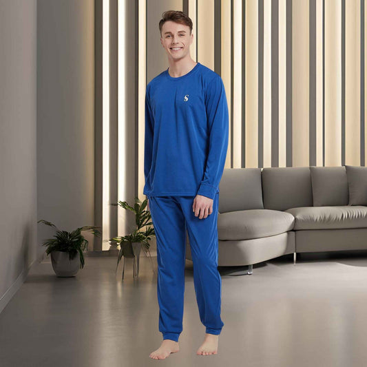 Men's Premium Brushed Fabric Loungewear Set – Elevate Your Comfort