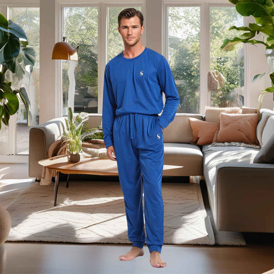 Men's Premium Brushed Fabric Loungewear Set – Elevate Your Comfort