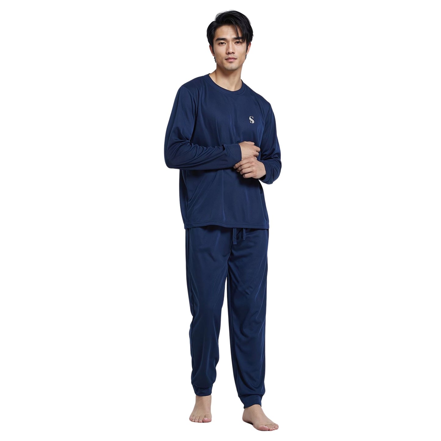 High-Quality Men's Pyjama Set in Soft Brushed Fabric