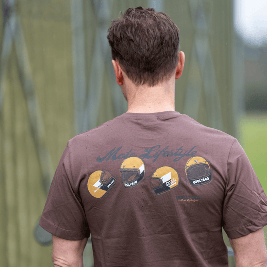 Brown U&C Helmet Tee