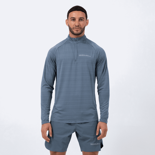 Men's Comet Blue 1/4 Zip Jacket