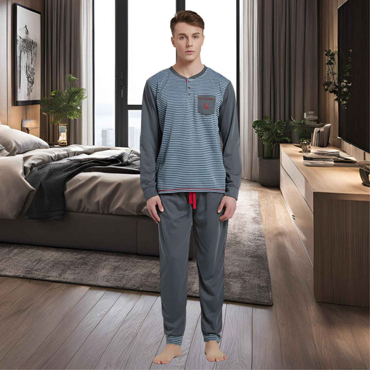 Men's Brushed Pyjama Sets – Ultimate Comfort for Cozy Nights