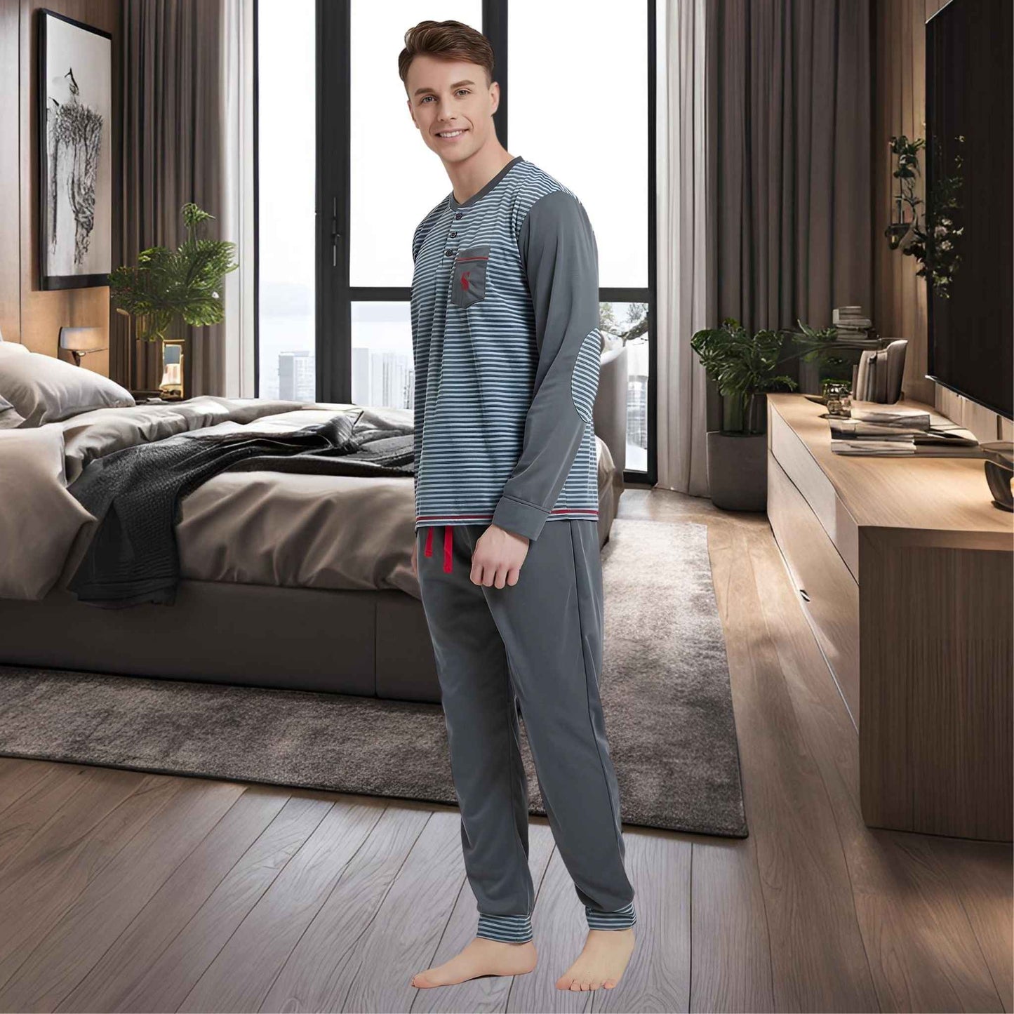 Men's Brushed Pyjama Sets – Ultimate Comfort for Cozy Nights