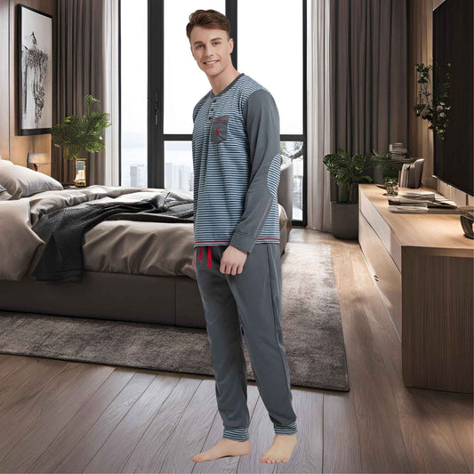 Men's Brushed Pyjama Sets – Ultimate Comfort for Cozy Nights