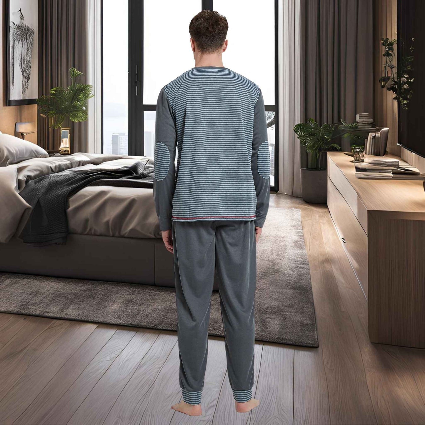 Ultimate Comfort Men's Brushed Pyjama Sets for Cozy Nights