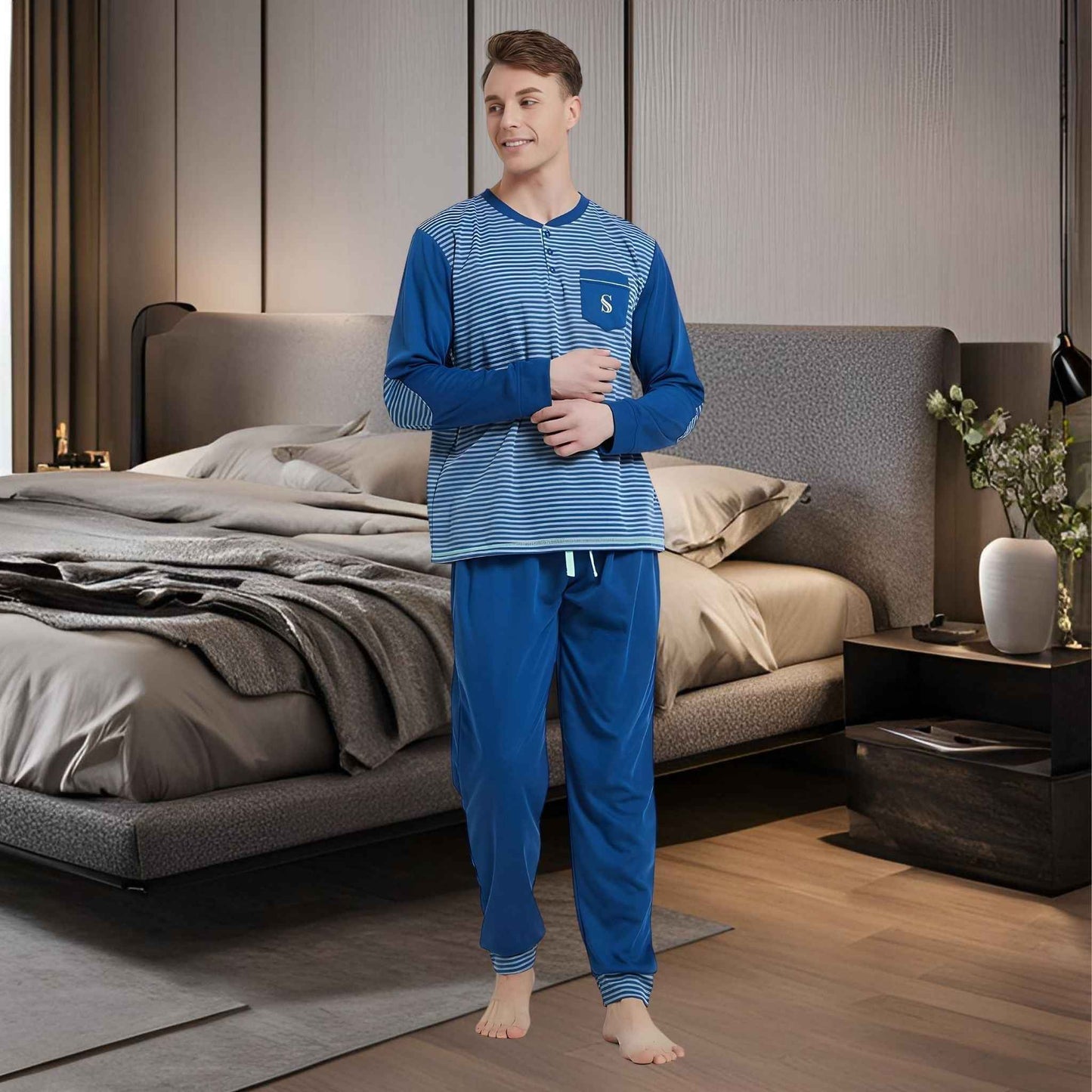 Men's Brushed Pyjama Sets – Ultimate Comfort for Cozy Nights