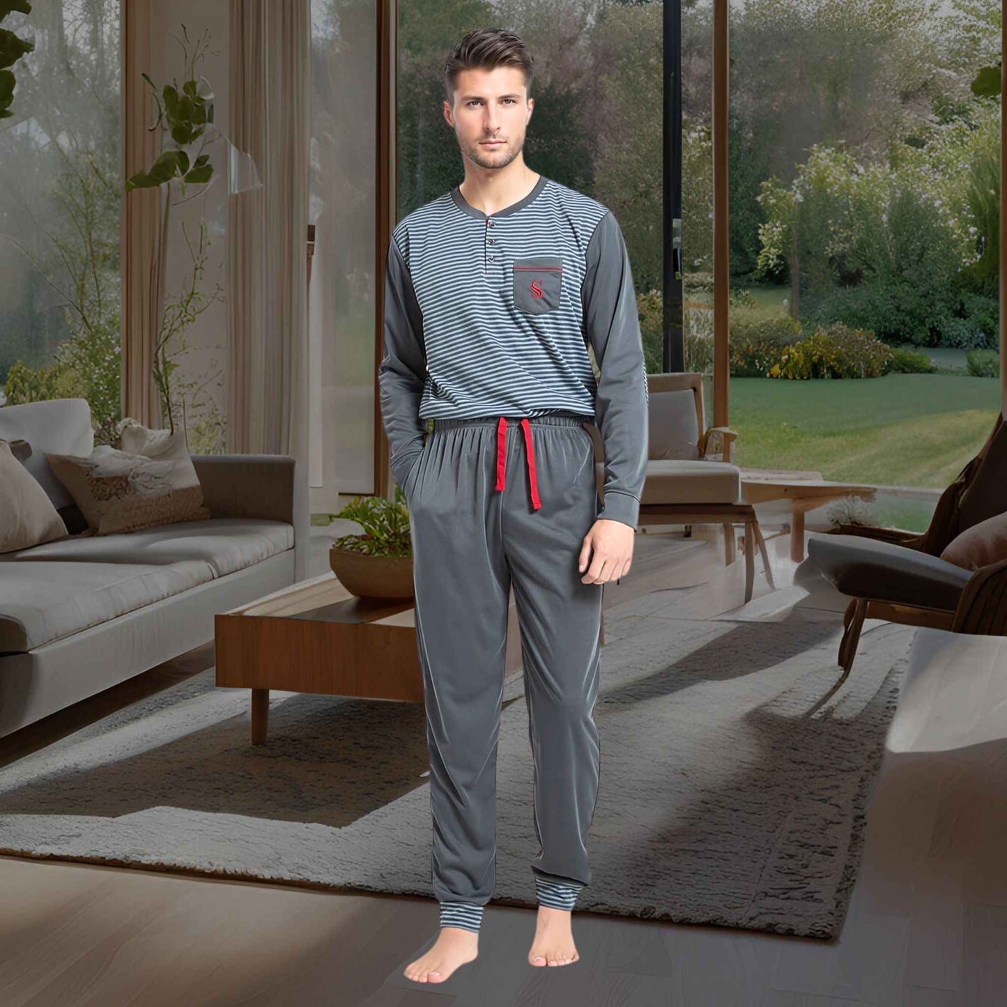 Men's Brushed Pyjama Sets – Ultimate Comfort for Cozy Nights