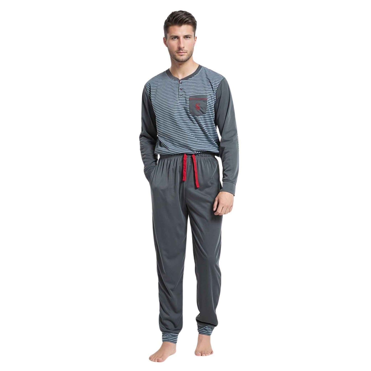 Ultimate Comfort Men's Brushed Pyjama Sets for Cozy Nights