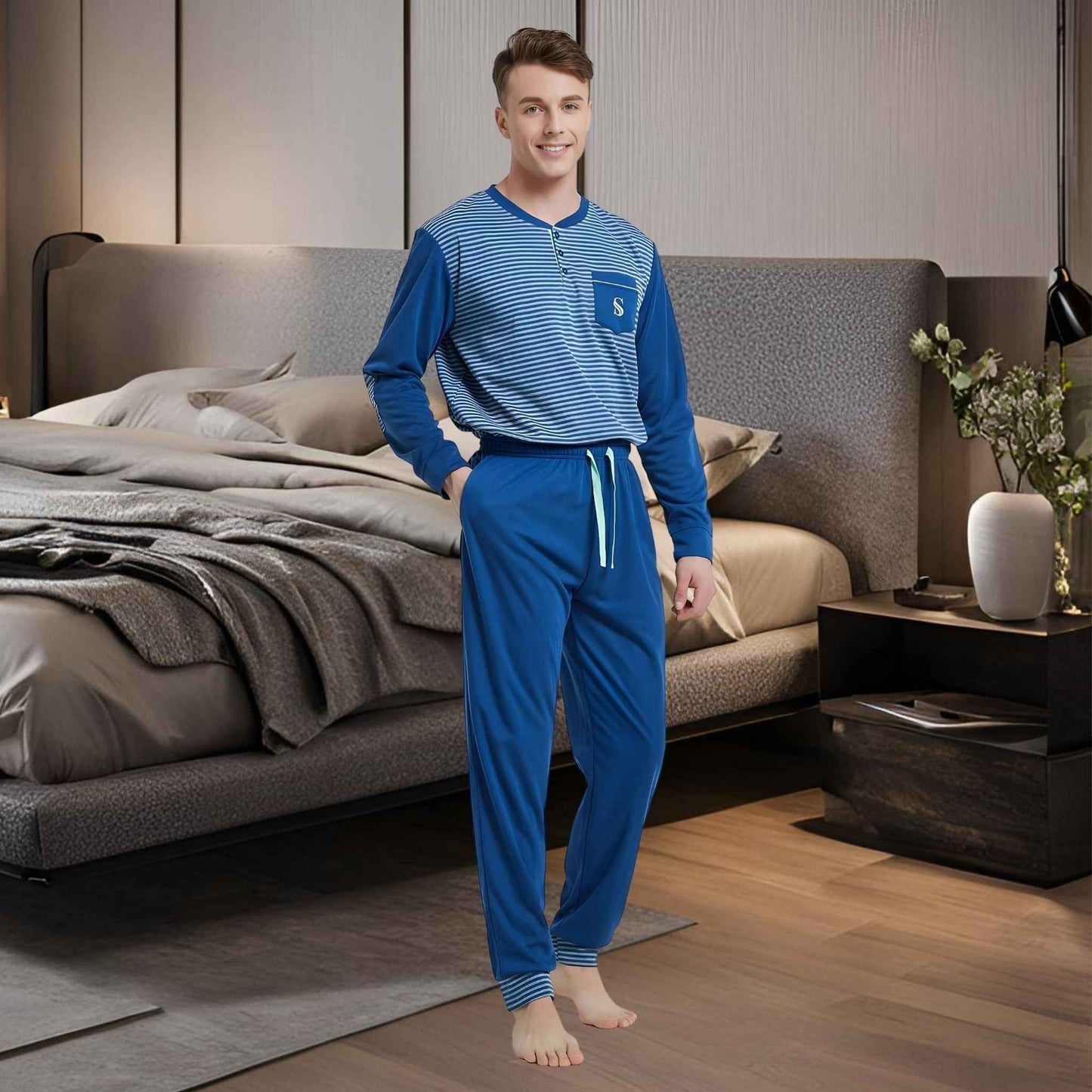 Men's Brushed Pyjama Sets – Ultimate Comfort for Cozy Nights